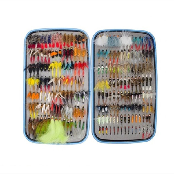 225 pcs Dry Flies and Nymph Flies Box Set