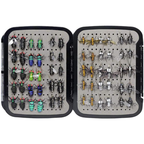 60 Best Selection Flies Box