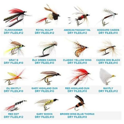 Best Selection Flies Box -120pcs Deluxe Box