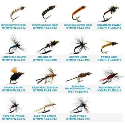 Best Selection Flies Box -120pcs Deluxe Box