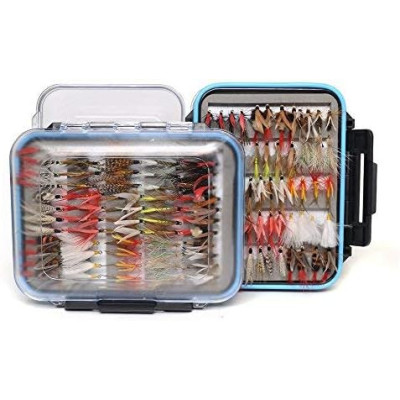 Best Selection Flies Box -120pcs Deluxe Box