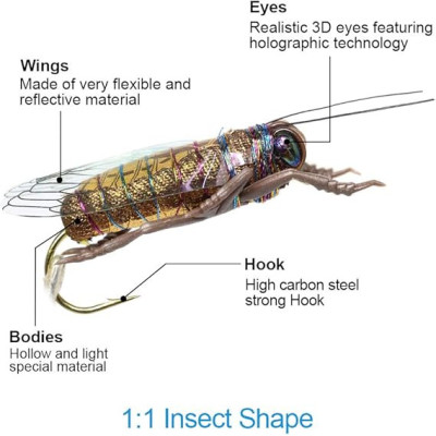 40 Boxed Set Mix Dry Flies Wet Flies