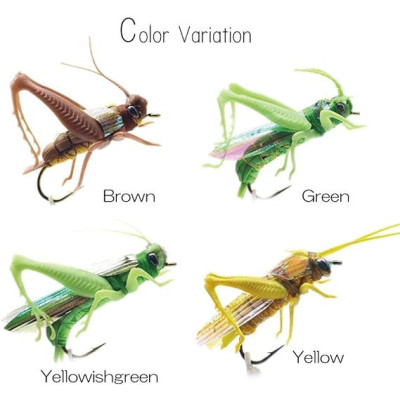 4 Grasshoppers Amarelo Verdes