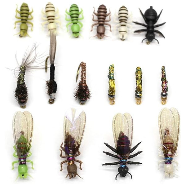 26 Wet Flies Ant Mosquito Larva