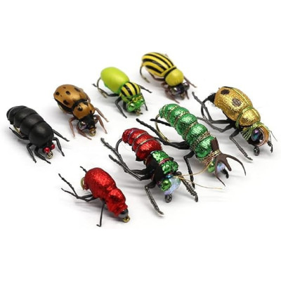 16 Beetle Kit Fly Lures