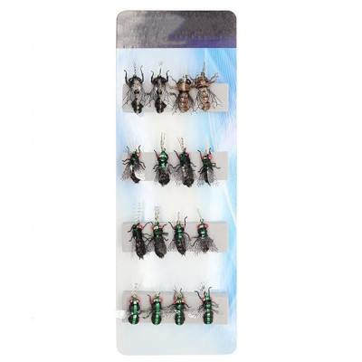 16 Mixed Flies Lures