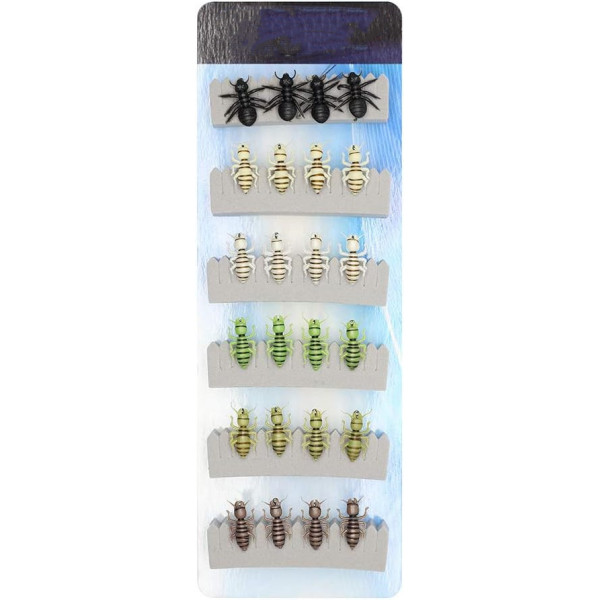 24 Rubber Ant Lures