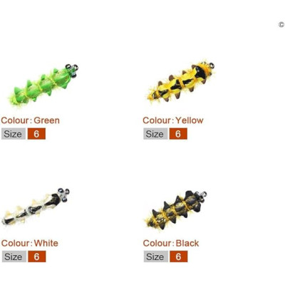 16 Fly Fishing Flies Larvae Set