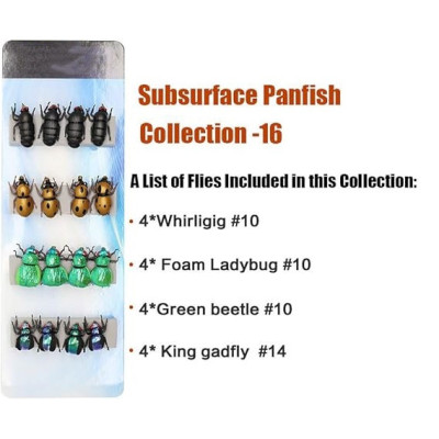 16 Ladybug Set Fly fishing lures