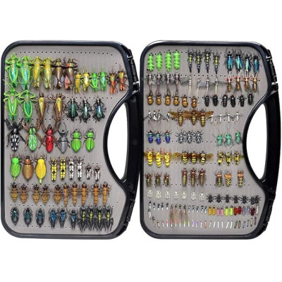 194 Scatole Set Deluxe Realistic Fly Selection