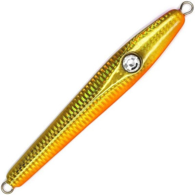 Lead Vertical Jig Saltwater Jigging 200g Orange