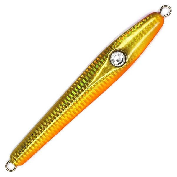 Lead Vertical Jig Saltwater Jigging 200g Orange