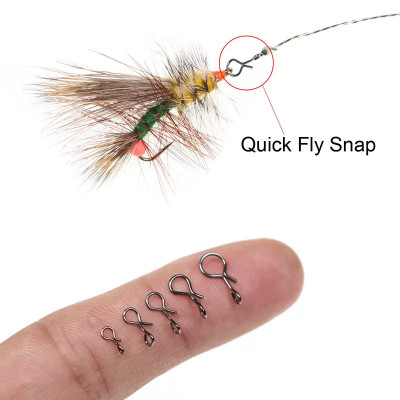 10 Flying Bait Quick Hook boucle rapide taille M