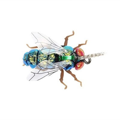 Dry Fly Realistic Blue Flesh Fly