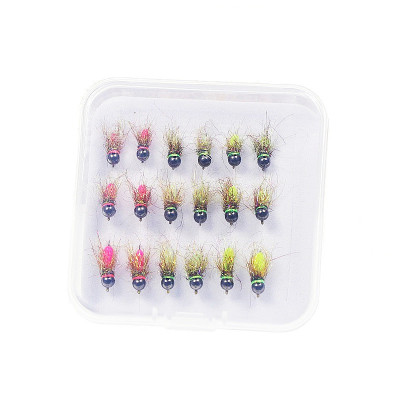 18 vol humide euronymph Tungsten Bead Head fly