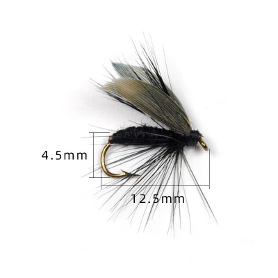 3 Fly fishing realistic mosquito fly bait lure