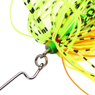 6 Spinner Bait Bass Fishing Lure Multi Color