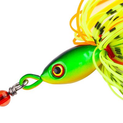 6 Spinner Bait Bass Fishing Lure Multi Color