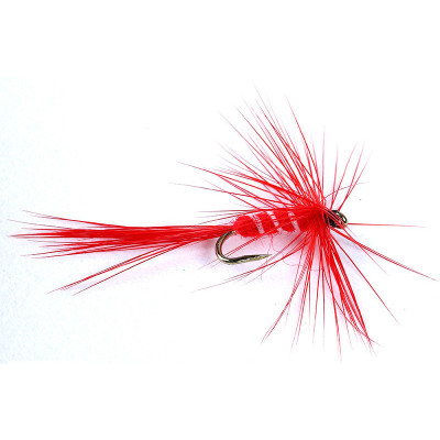 3 fly fishing bait red