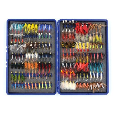 Best Selection Flies Box -168pcs Deluxe Box