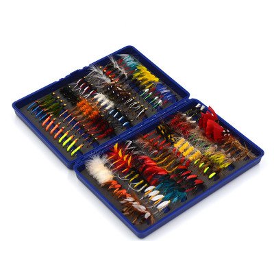 Best Selection Flies Box -168pcs Deluxe Box