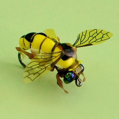 Dry fly réaliste abeille appât