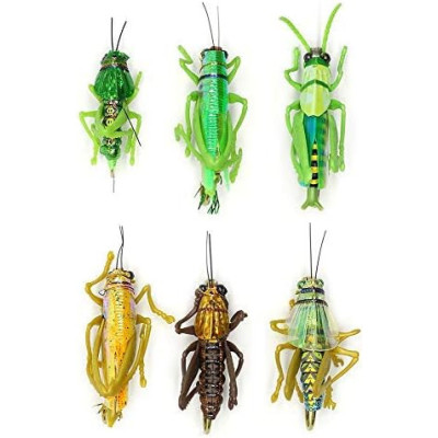 15 Multi Grasshopper Kit Fly Lures