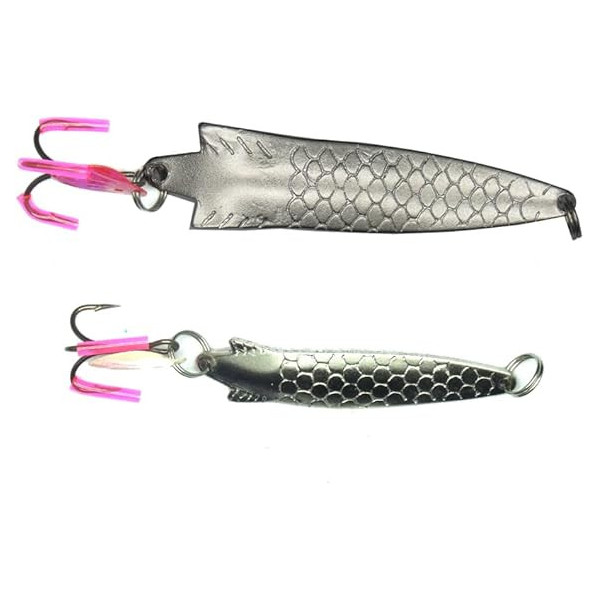 2 Little Tease Silver Fishing Lures