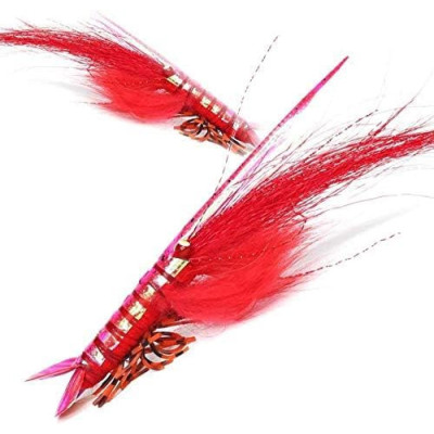 Realistic Shrimp Flies Saltwater Fly Fishing Iscas