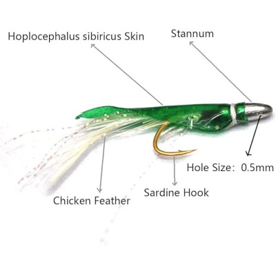 Sardine Seducer Fishing Jig Green