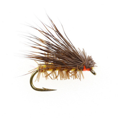 10 Mosche Caddis-Secche per Capelli di Cervo