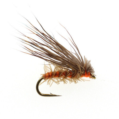 10 Mosche Caddis-Secche per Capelli di Cervo