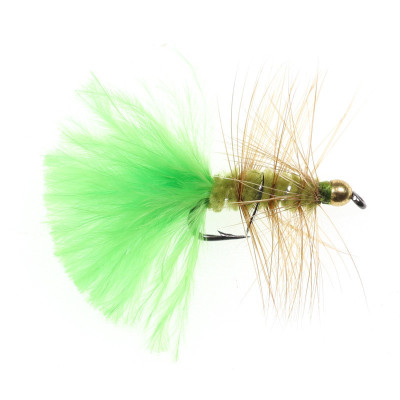 Mixed Color Streamer Fly Copper Bead Head