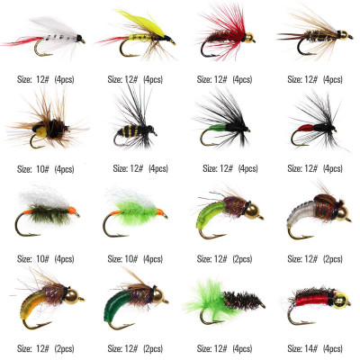 Best Selection Flies Box -88pcs Deluxe Box