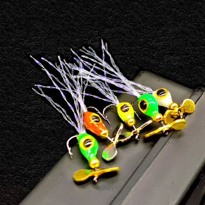 5 Elica di fagioli piccolo pesce spinner Lure