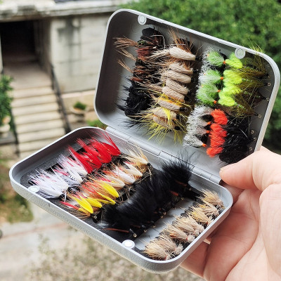 Boxed Set Fly Baits-64pcs