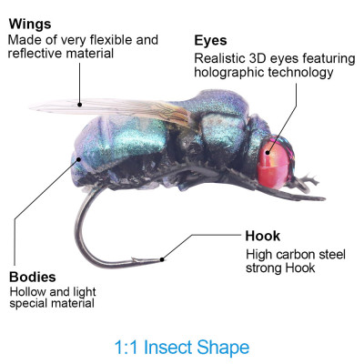 Realistic Flies Lure Kits