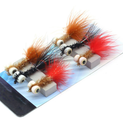 6 Mog Booby Flies Set