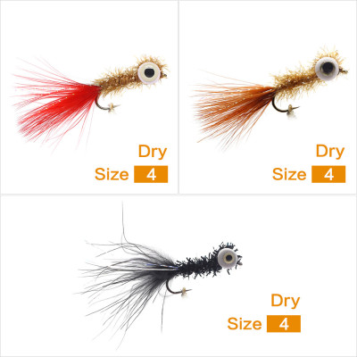 6 Mog Booby Flies Set