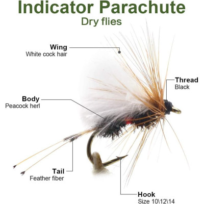 12 Hybrid carré streamer Nymph emerger fly