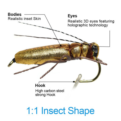 12 Front Hook Fliege Angeln Fliegen Köder Kits