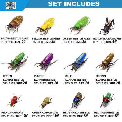 Fly Fishing Flies Realistic Dry Flies