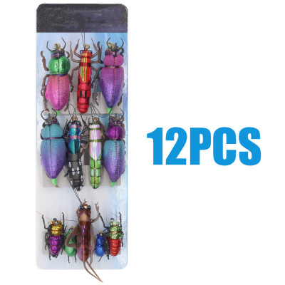 12 Mixed Fly Fishing Fliegen Set