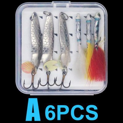 Argent minnow crappie Jig Boxed Set 6pcs