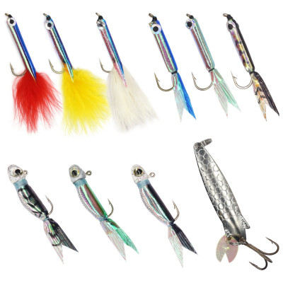 Silver minnow crappie JIG  Mixed 10pcs