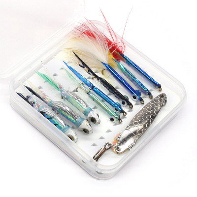 Argent minnow crappie Jig Mixed 10pcs