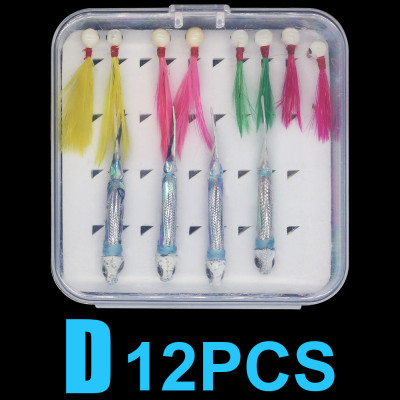 Silver minnow crappie JIG  12pcs