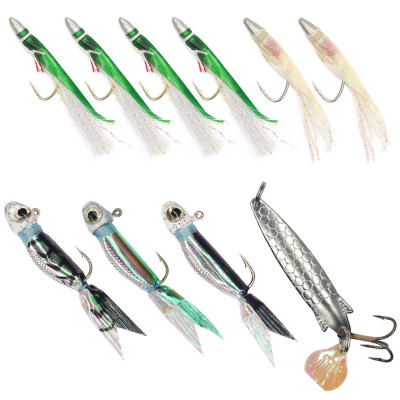 Silver minnow crappie JIG  10 pcs