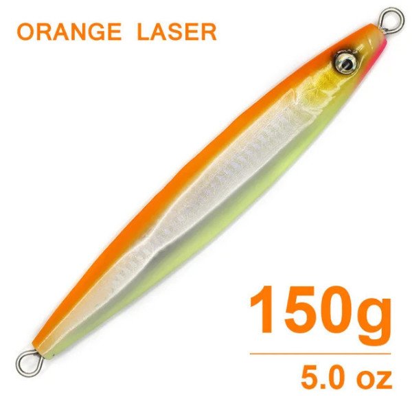 Laser arancione verticale del Jig 150g di velocità