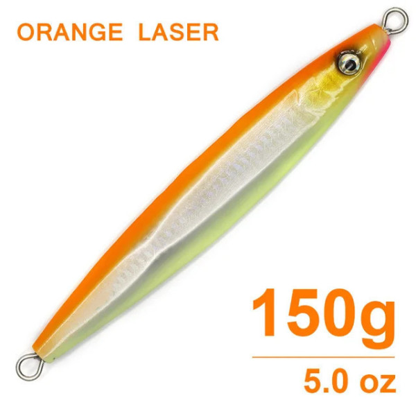 Velocidade Vertical Jig 150g Laranja Laser